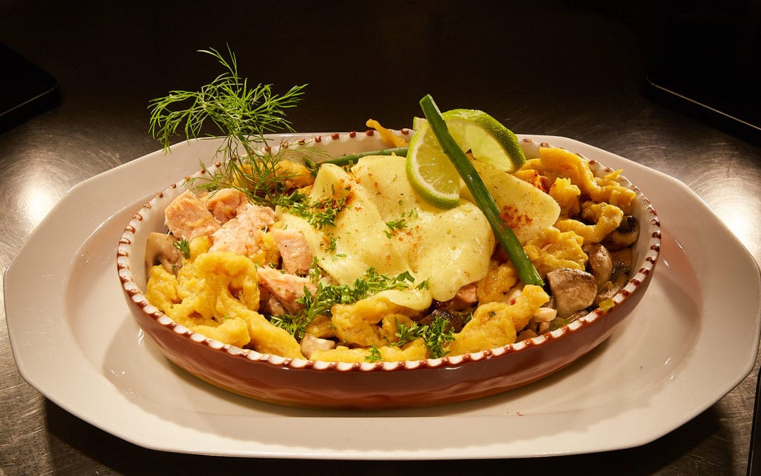 Käsespätzle & Schokocrepes–Cannelloni á la “Leinefelder Lämmerschwänze”